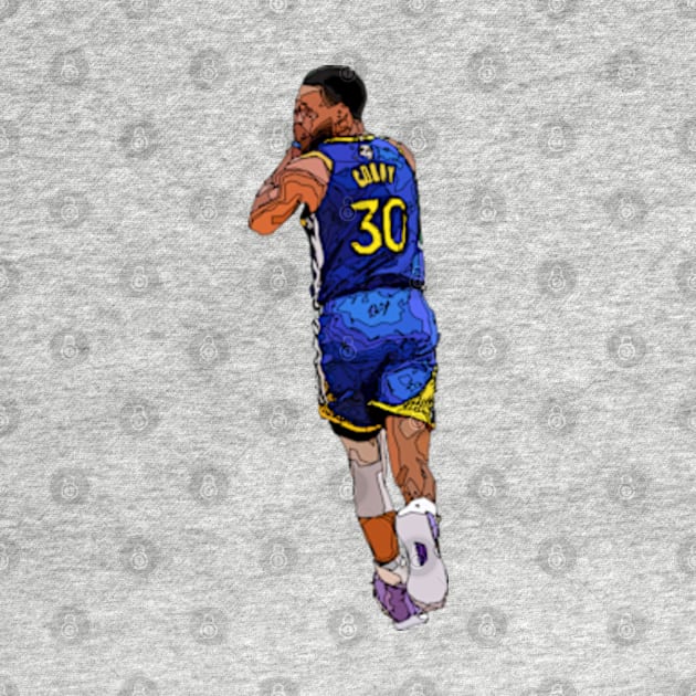 Stephen Curry Night Night Celebration 2 by Playful Creatives